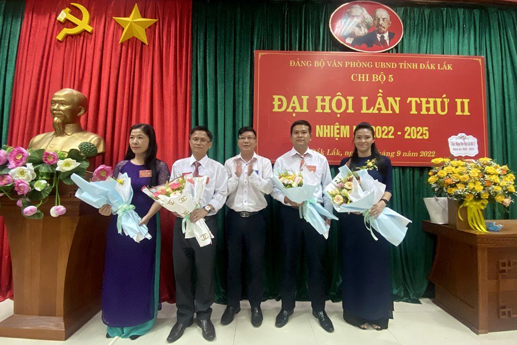 Đại hội Chi bộ 5, Chi bộ 3 nhiệm kỳ 2022 - 2025 thành công tốt đẹp